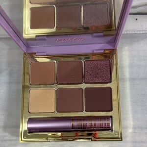 Tarte Tartelette Eyeshadow Palette with Tubing Mascara - Tan and Purple Hues